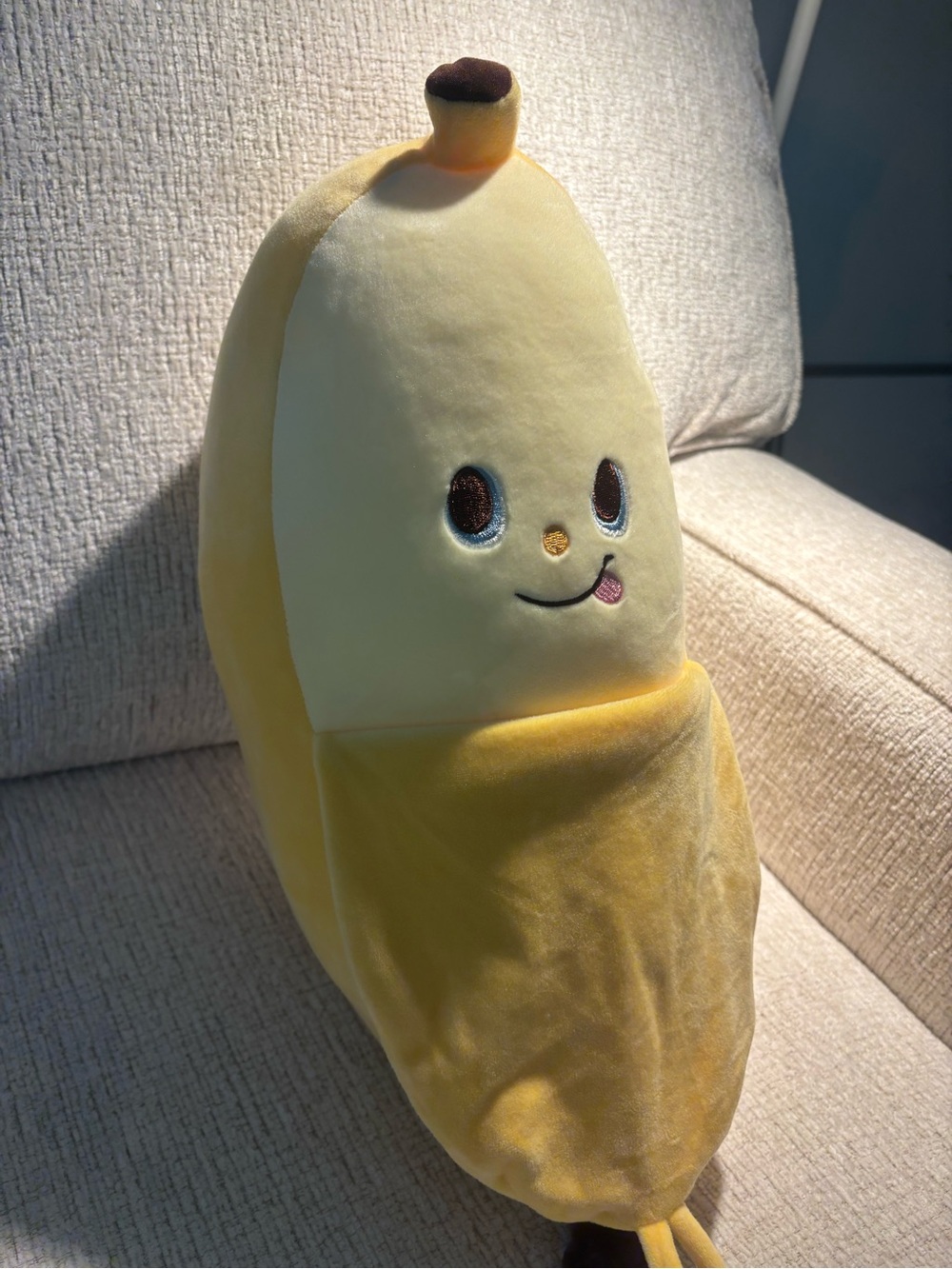 Peel able banana stuffed animal plushies
